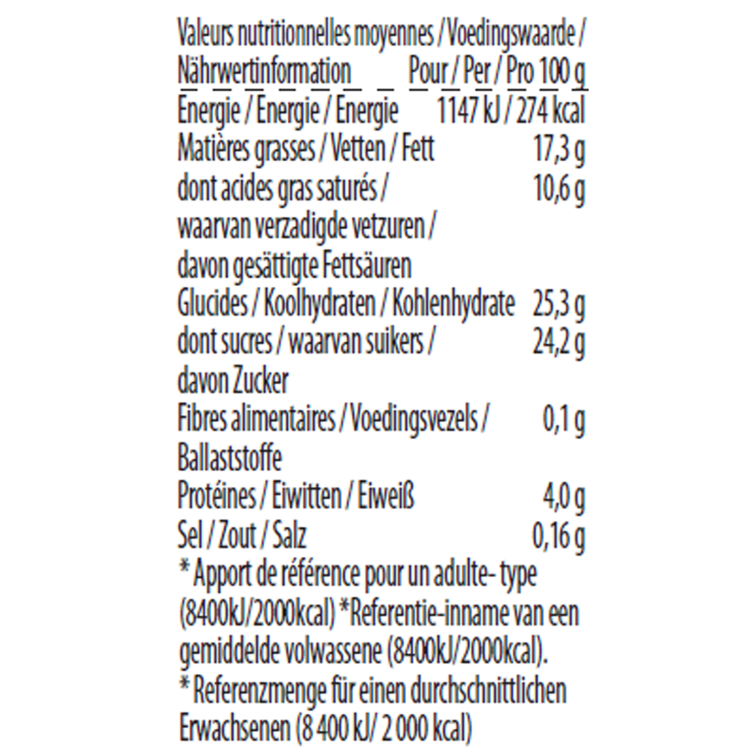 macadamia nut brittle minicup