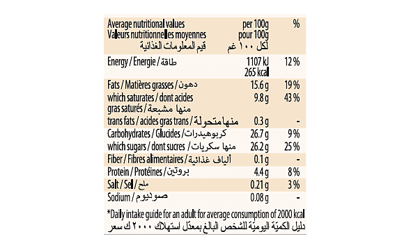 dulce de leche minicup