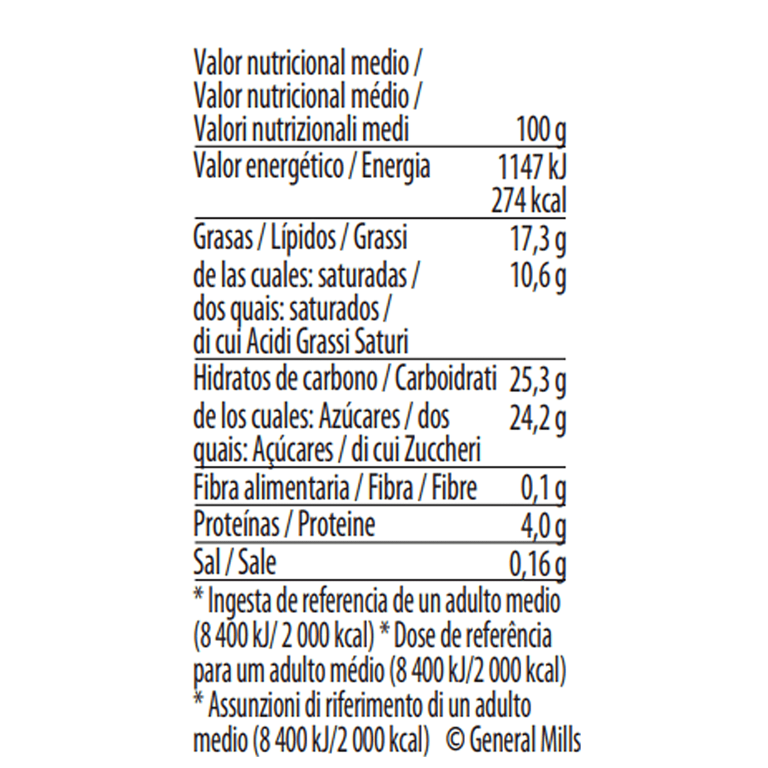 macadamia nut brittle minicup nutrition