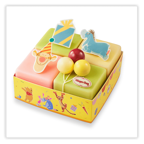 Ballon Celebration Tigger and Eeyore Cake