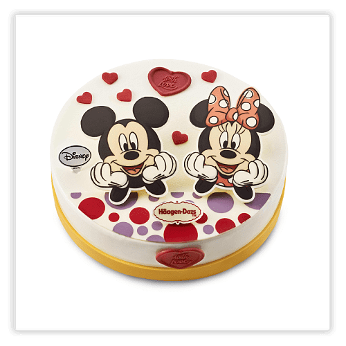 Mickey and Minnie Cake