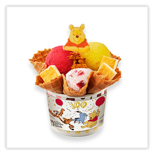 Sundae Winnie the Pooh Creation