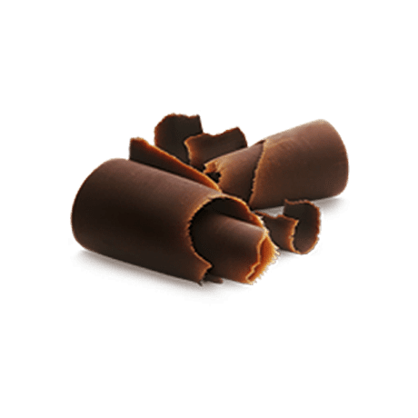 Belgian chocolate curls 