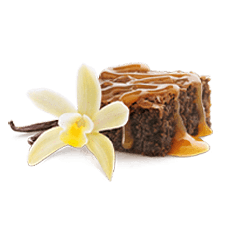 vanilla caramel brownie