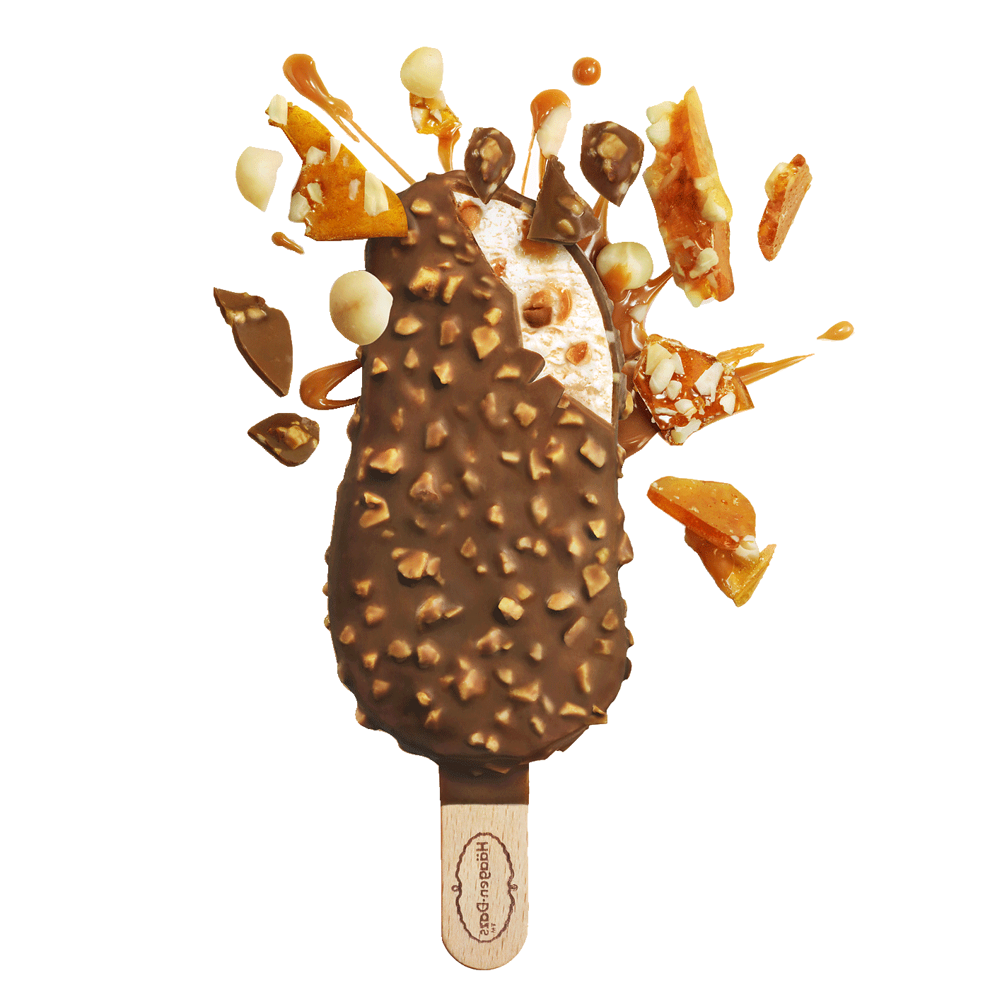macadamia nut brittle stickbar