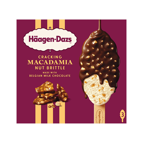 Cracking Macadamia Nut Brittle Stickbar Multipack-
