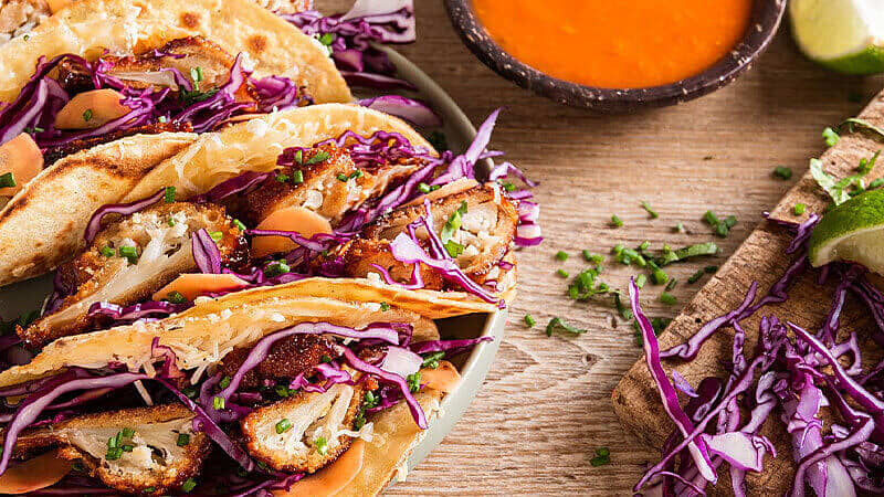 Vegan Cauliflower Birria Tacos