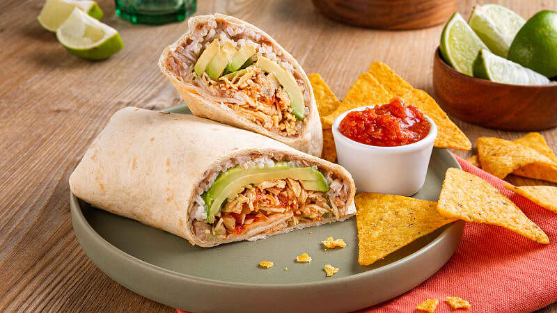 Burrito side servings