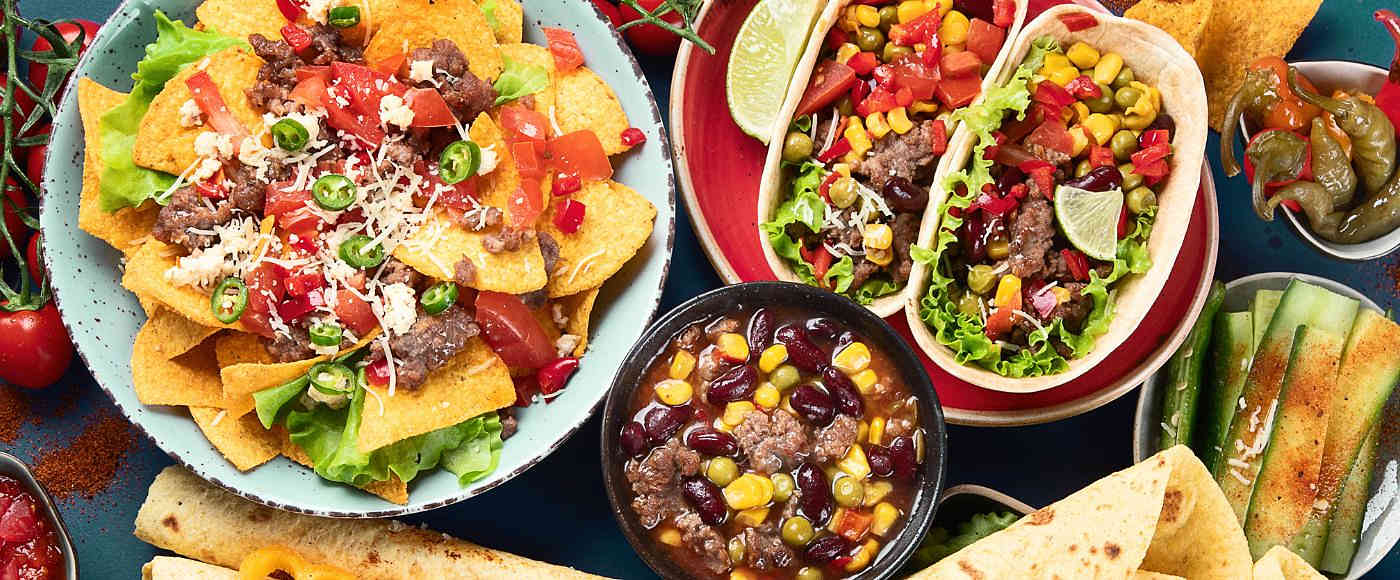 Mexican Recipes on table
