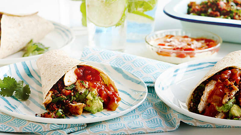 Wholegrain Burritos with Seared Chicken & Toasted Quinoa Salad Recipe - Recipes - Old El Paso AU