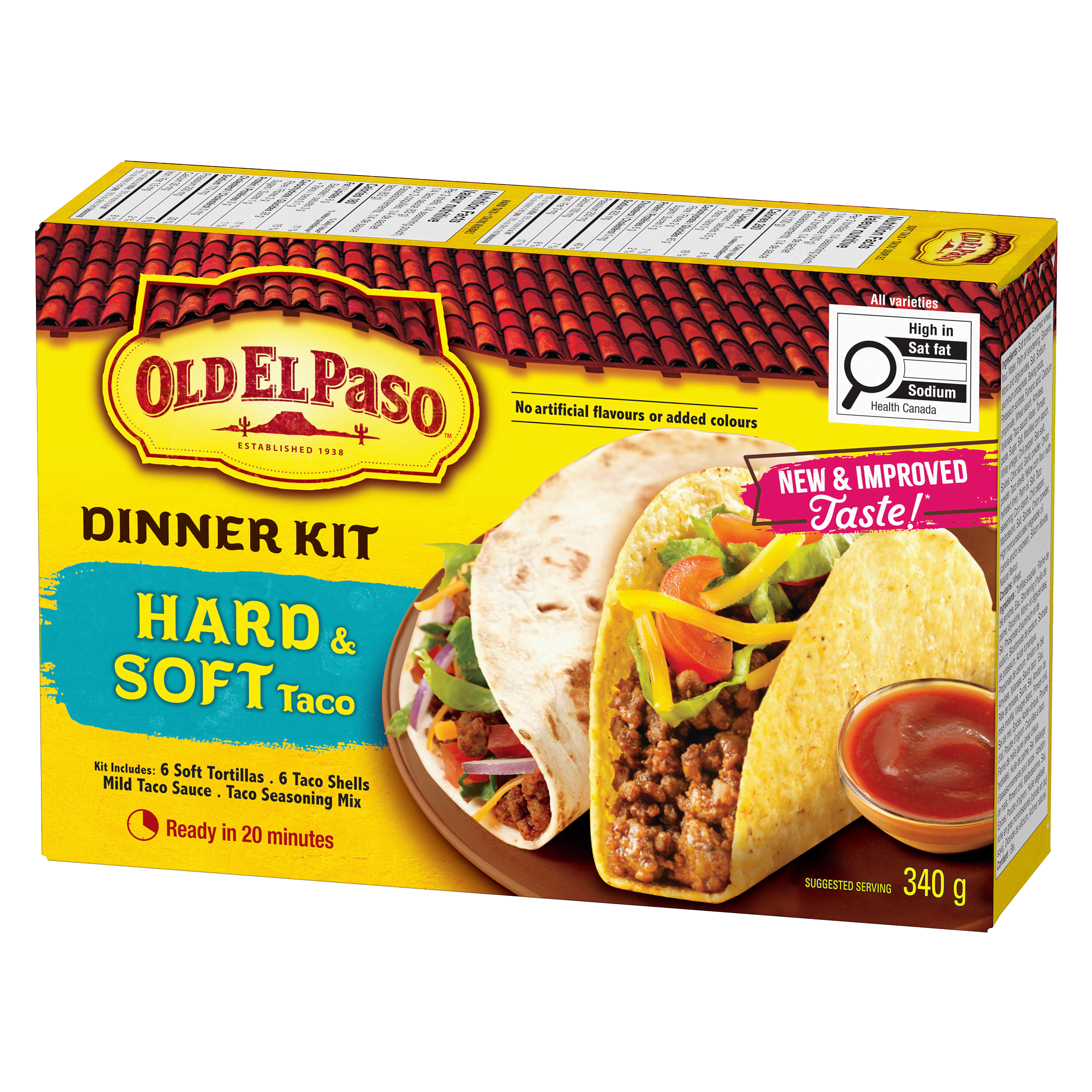 Hard and Soft Tortilla Dinner Kit