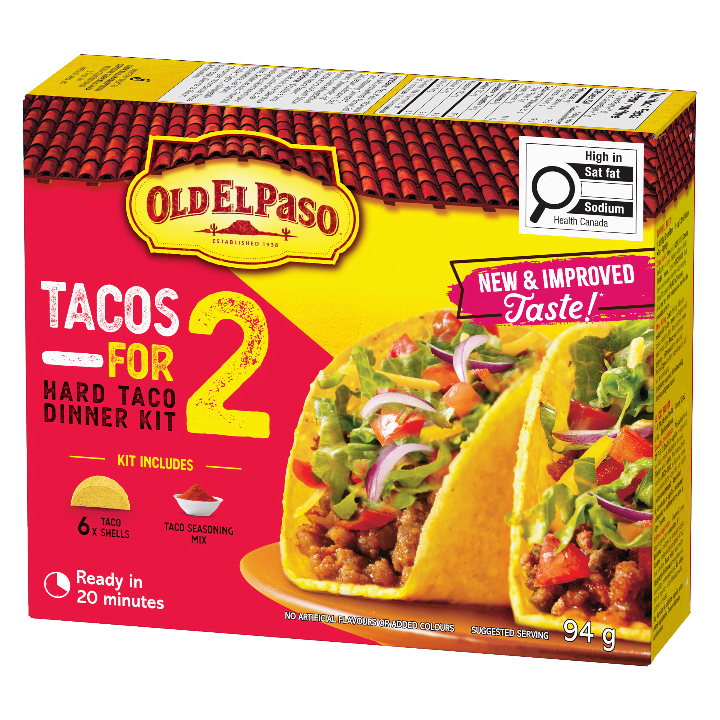 Tacos for 2 Hard Taco Dinner Kit