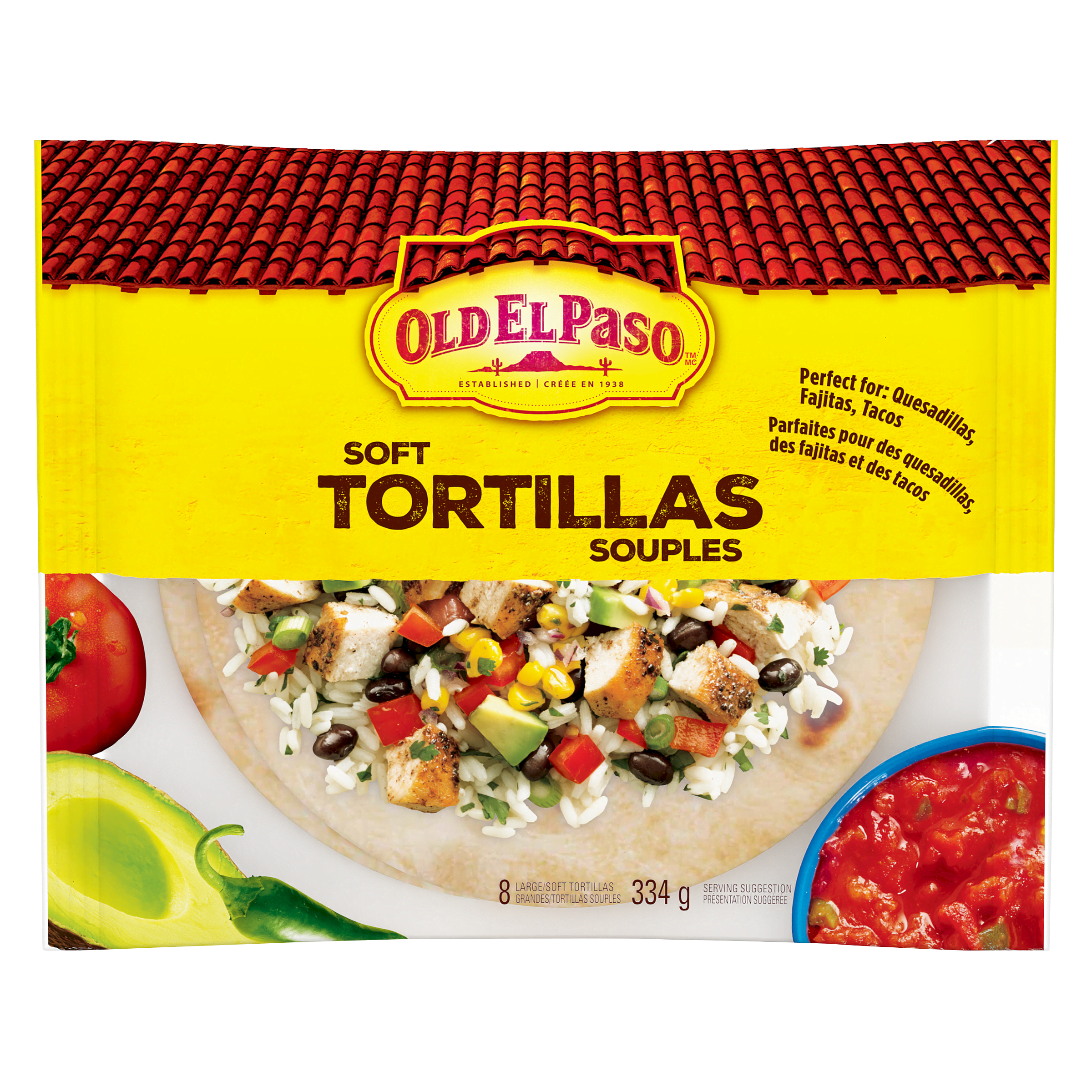 Tortillas Souples Grandes