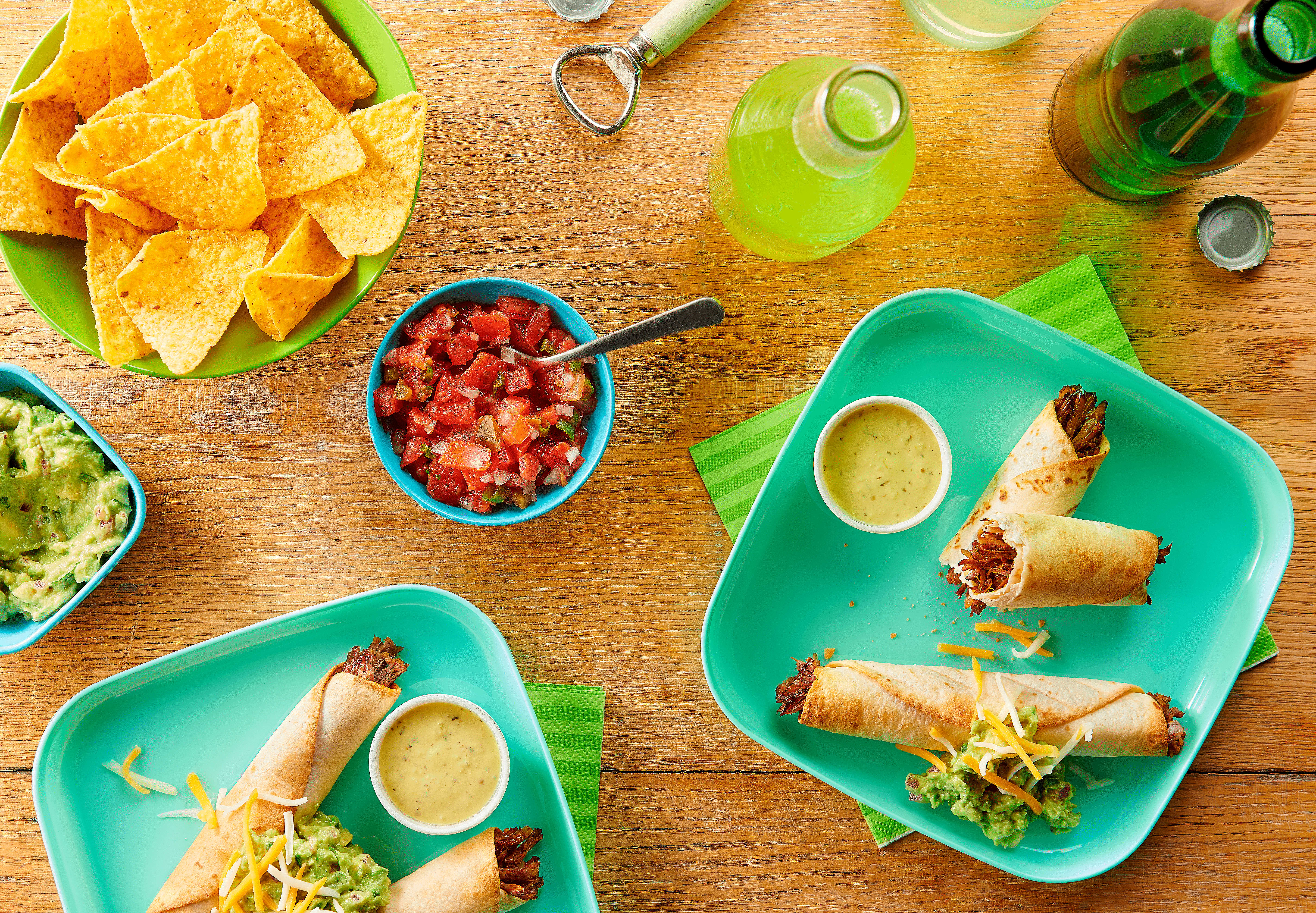 Taquitos au bœuf à la friteuse à air