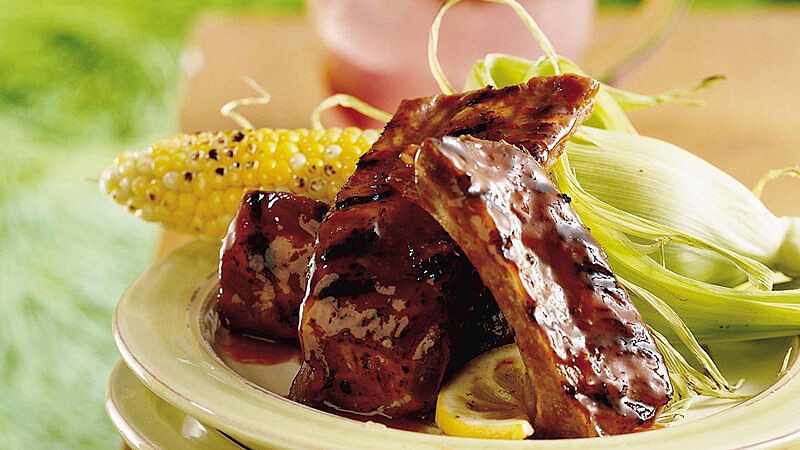 Côtes Levées Grillées À Saveur De Citron Relevé