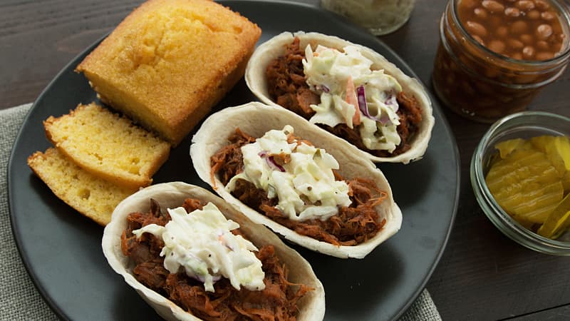 Pulled Pork Mini Taco Bowls - Old El Paso