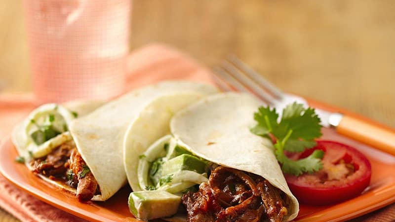 Slow Cooker Fajita Pulled Pork Sandwiches - Old El Paso