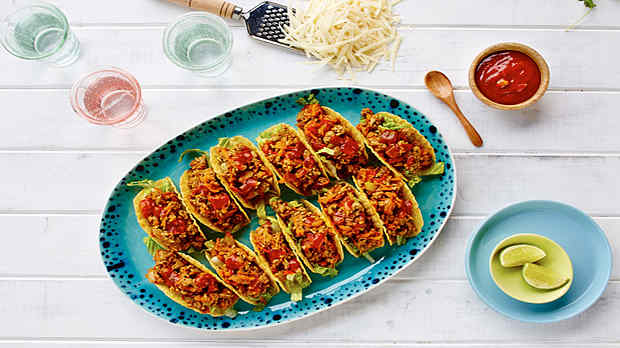 Mini Tacos Croustillants à la Bolognaise