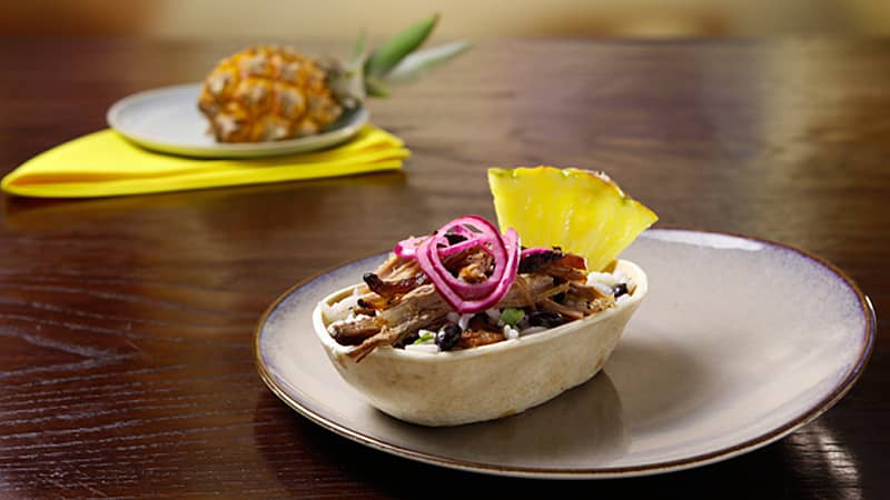 Barquitas Tortillas de cerdo desmigado