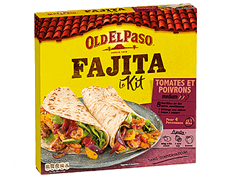 kit pour fajitas tomates et poivrons
