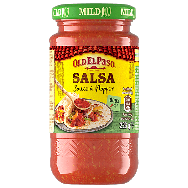 pot en verre de salsa douce originale Old El Paso 226g