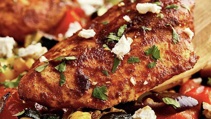 Tex-Mex Ratatouille Chicken Tray Bake