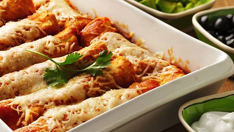 Black Bean Enchiladas Recipe - Mexican Recipes - Old El Paso