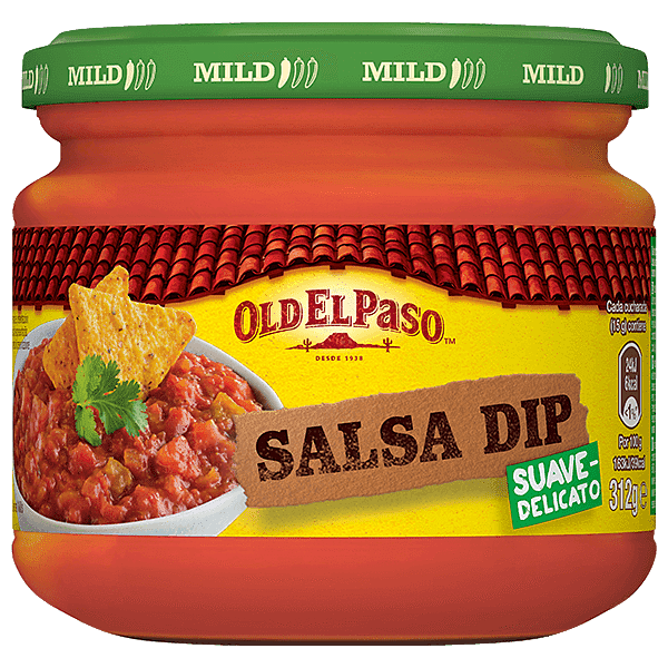 un barattolo di salsa Old El Paso delicata, 312 g