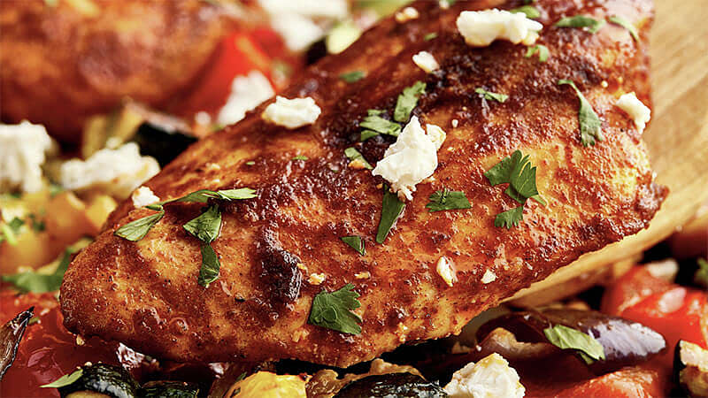 Tex-Mex Ratatouille Chicken Tray Bake