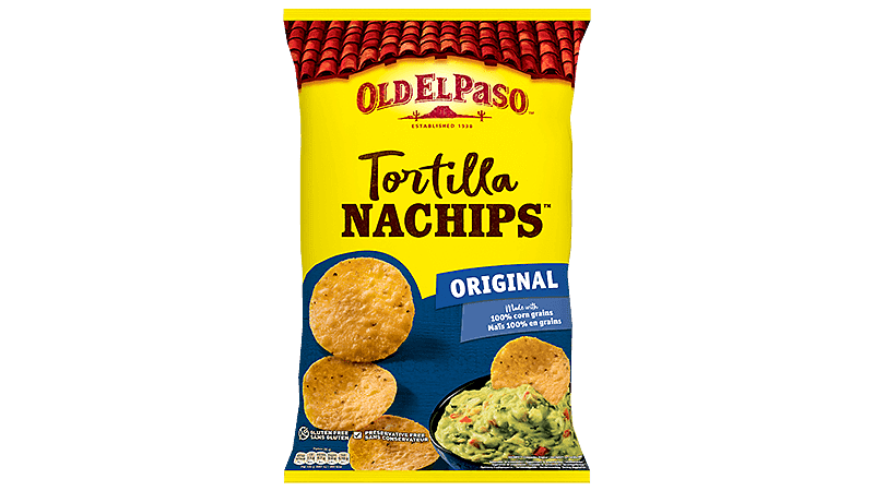 pack of Old El Paso's original nachips (185g)