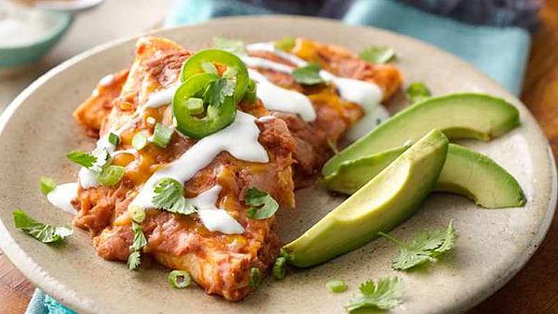 Quick & Easy Enfrijoladas Bake - Mexican Recipes - Old El Paso