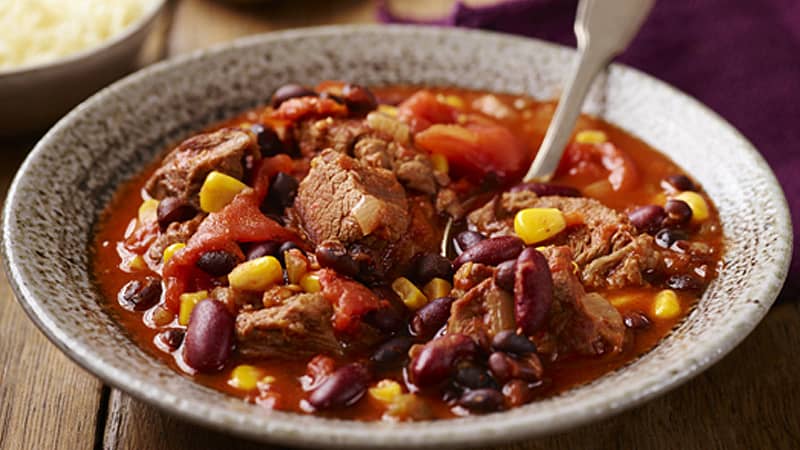 Slow Cooker Double Beef and Bean Chili