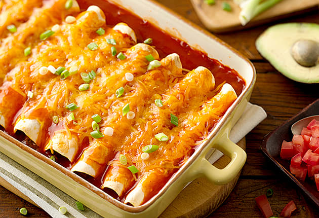 Easy Beef Enchiladas