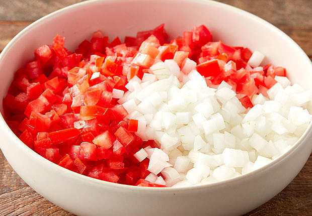 Fresh Homemade Pico de Gallo - Step 1