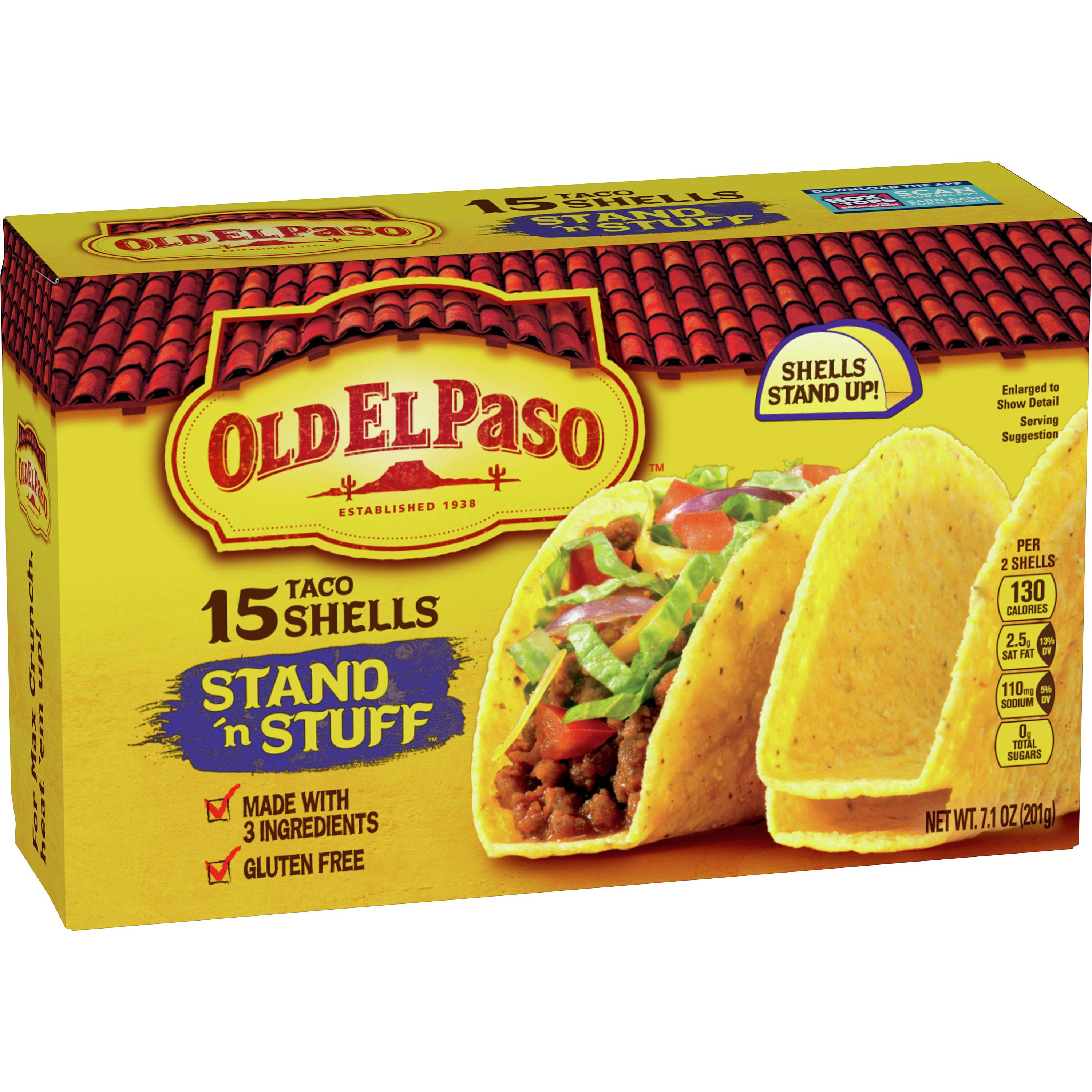 Stand 'N Stuff™ Taco Shells - Mexican Tacos - Old El Paso