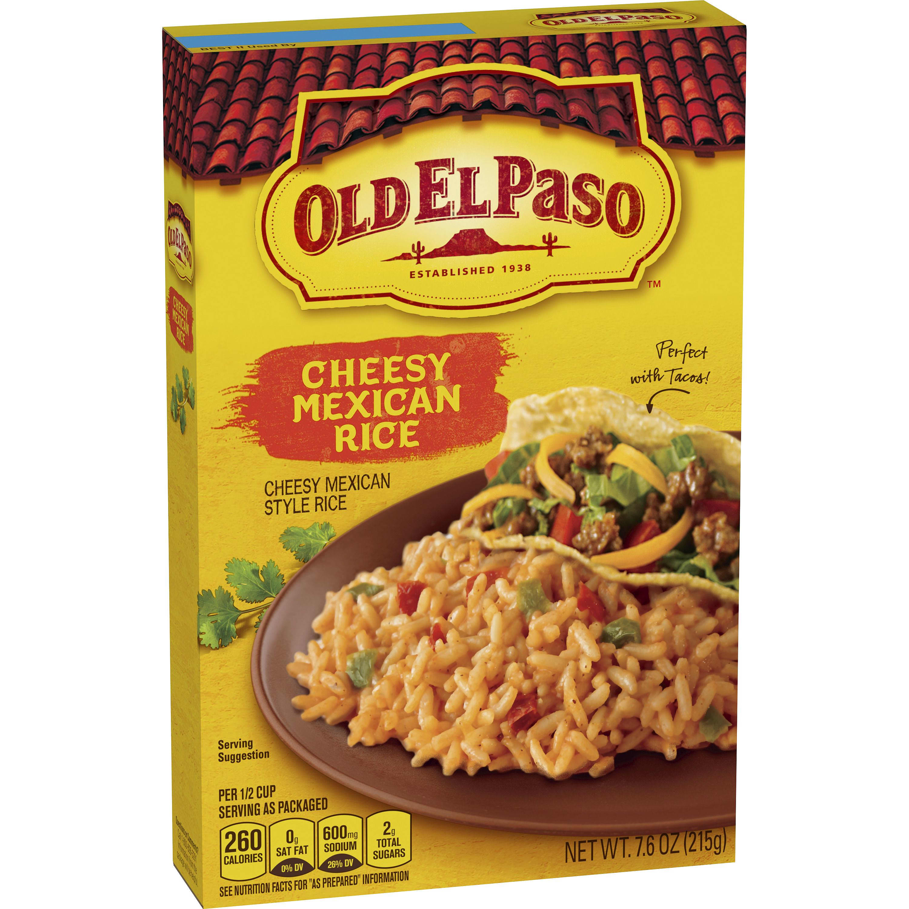 Cheesy Mexican Rice - Authentic Mexican Sides - Old El Paso