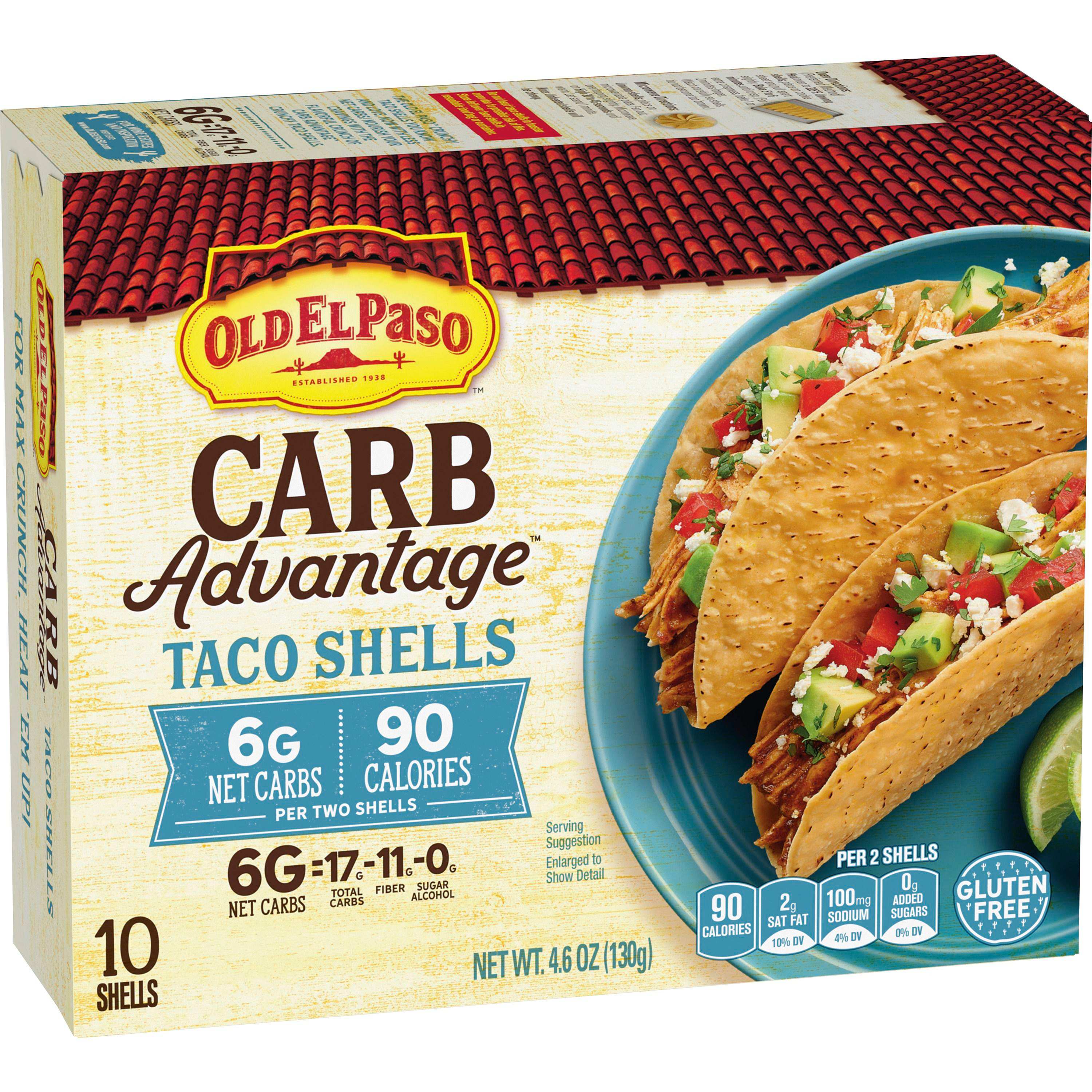 Old El Paso Carb Advantage Taco Shells – 6pk