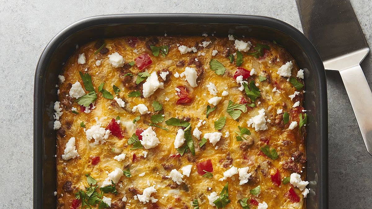 Tex-Mex Quinoa Breakfast Bake - Mexican Recipes - Old El Paso