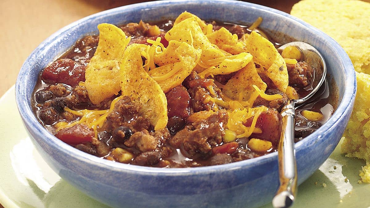 Confetti Taco Chili for 16 - Mexican Recipes - Old El Paso