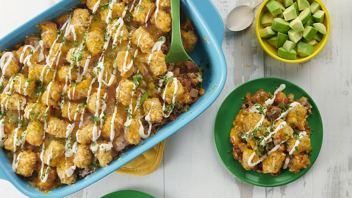 Taco Beef Tater Totsâ„¢ Casserole - Old El Paso - Old El Paso