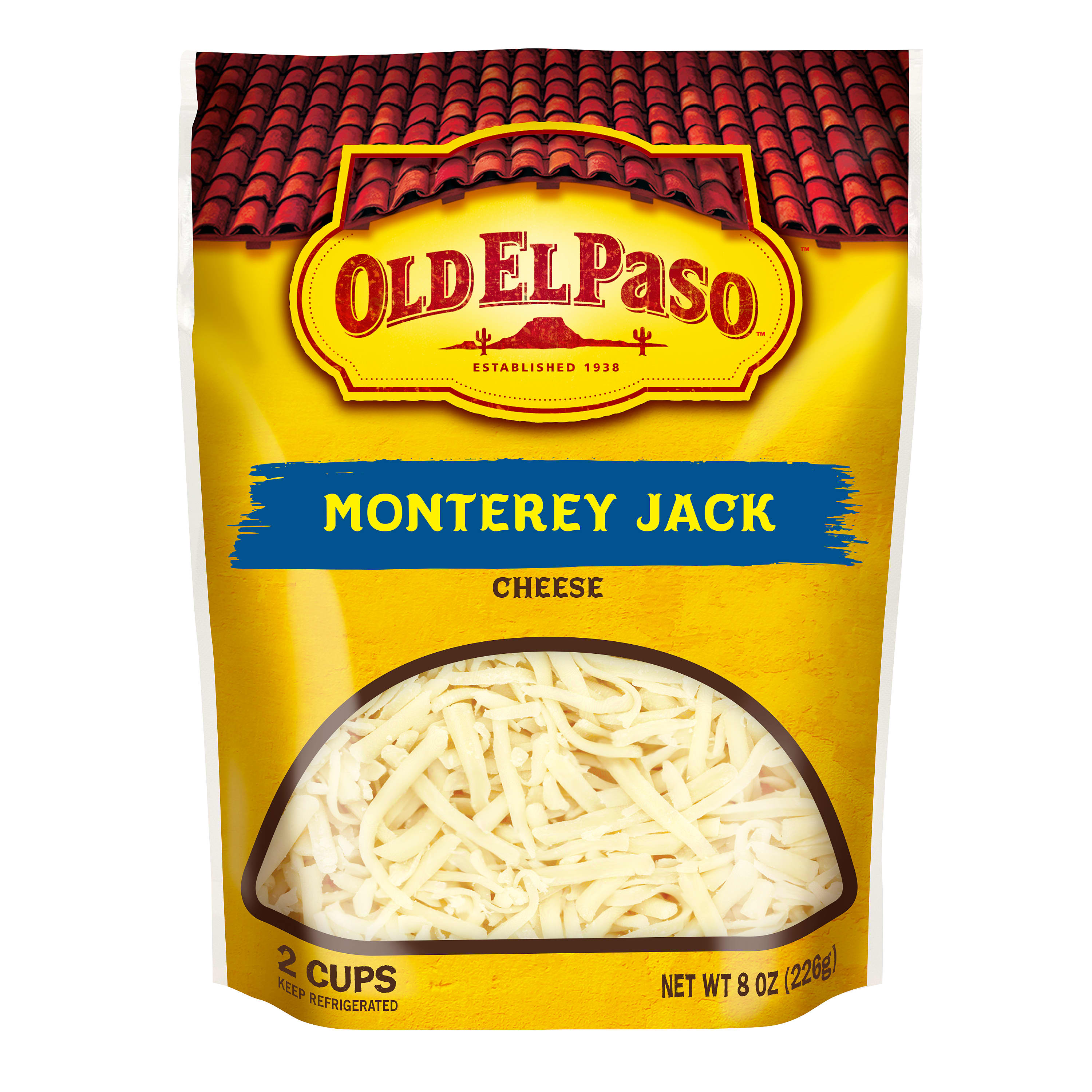 Shredded Monterey Jack Cheese Mexican Cheese Old El Paso