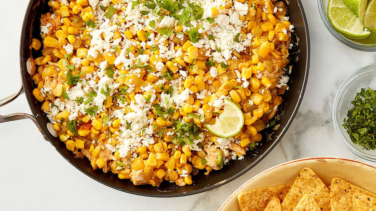 Cheesy Chicken Elote Dip Old El Paso