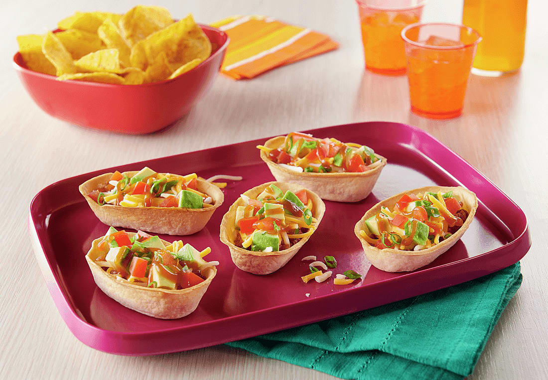 Individual 7Layer Dip Bowls Mexican Recipes Old El Paso