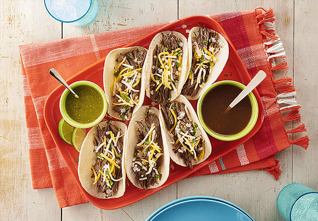Slow-Cooker Birria Beef Tacos