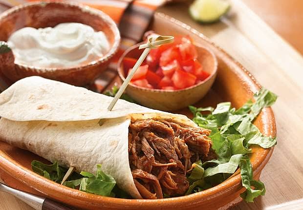 Slow Cooker Southwestern Pork Burritos Recipe From Old El Paso Old El Paso 8237