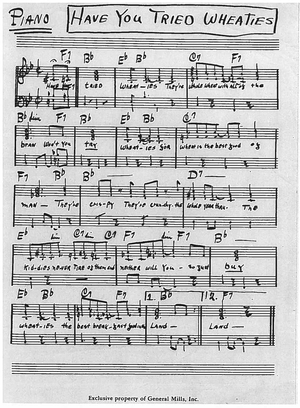wheaties jingle