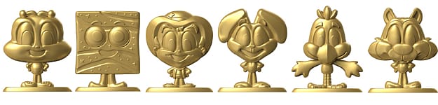 Cereal squad gold toys
