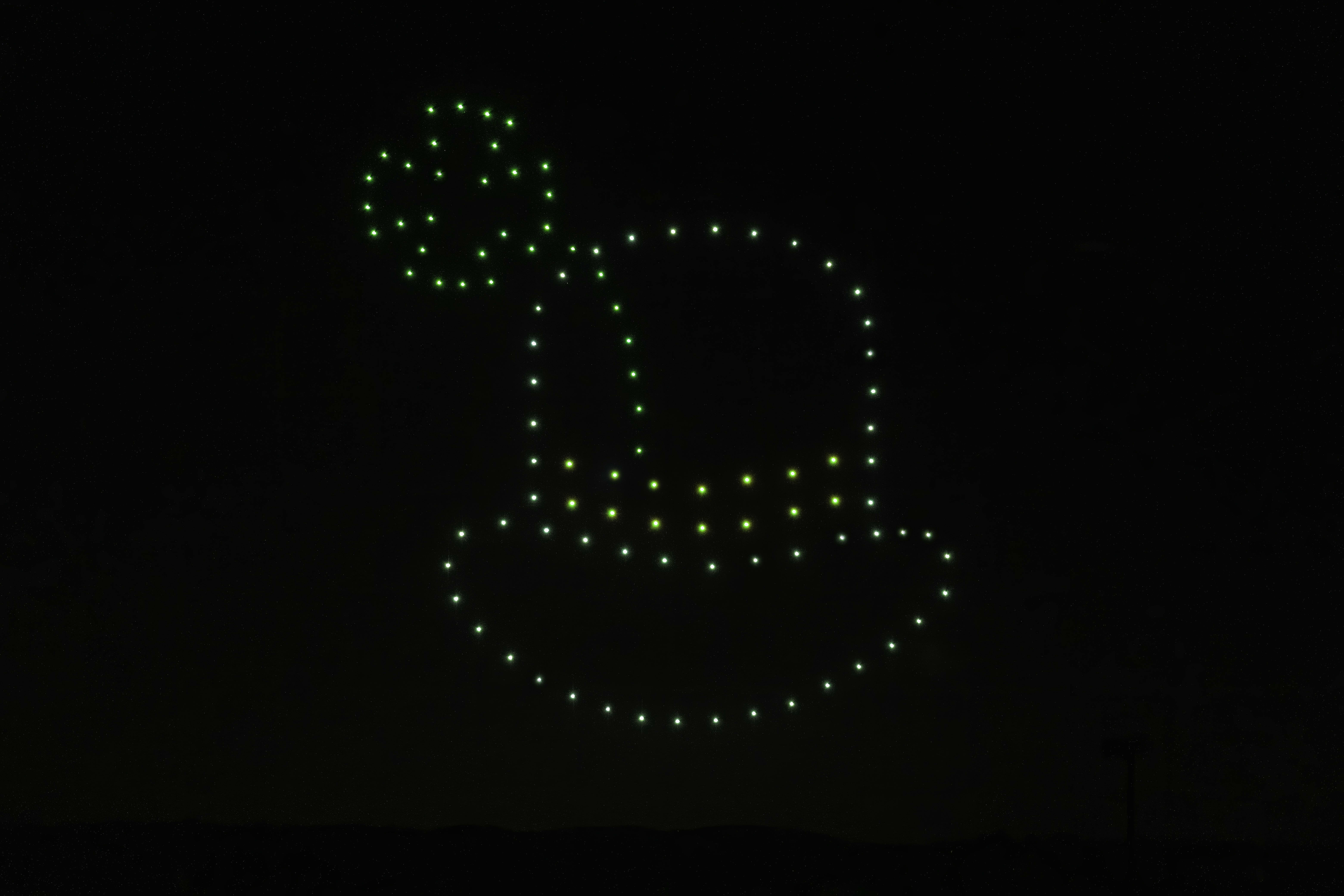 Lucky's hat in the sky