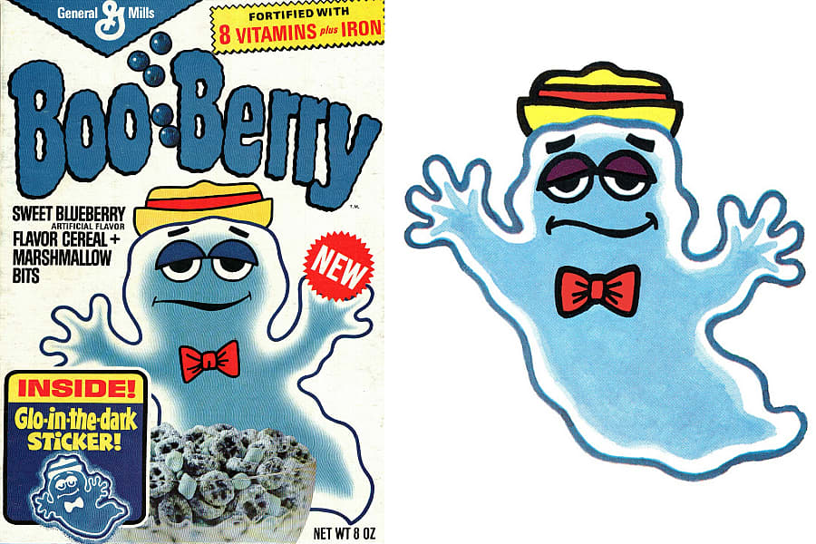 Boo Berry illustrations from 1972
