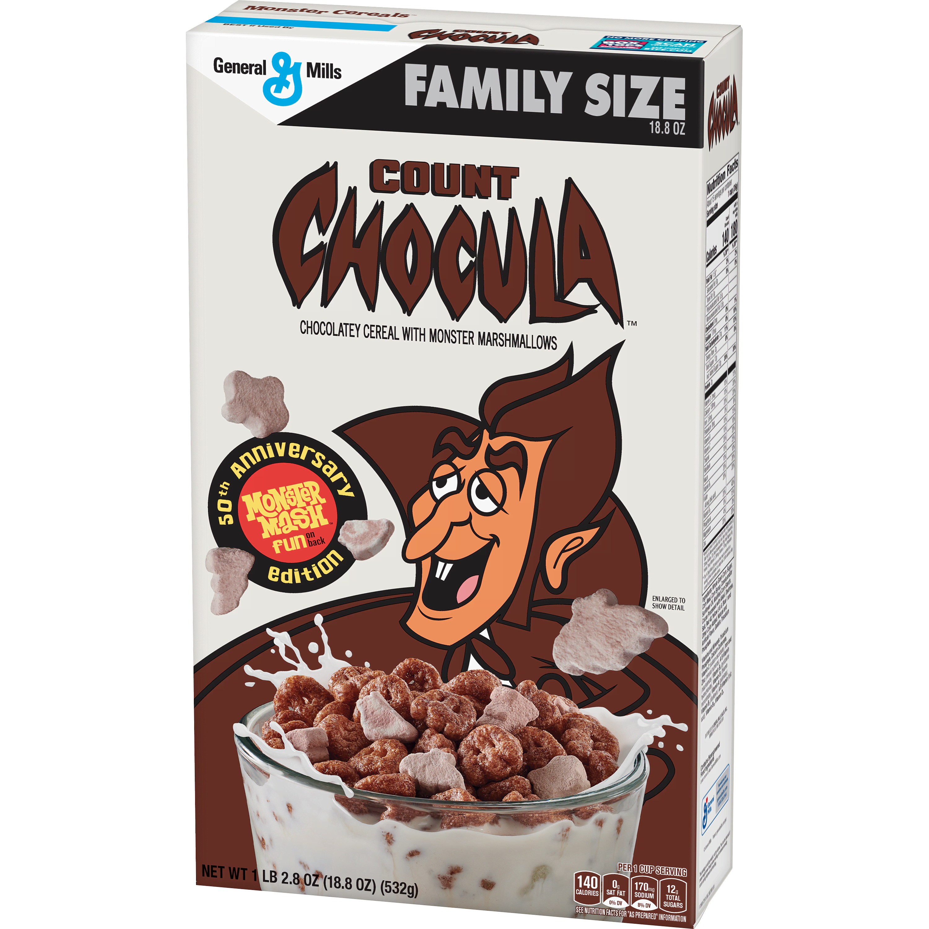 Count Chocula retro cereal box
